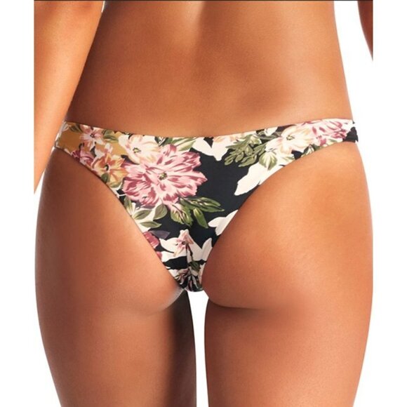 💕VITAMIN A💕 Bikini Capri Top XL + Rosie Cheeky Bottom L ~ Ambrosia Floral NWT - Picture 12 of 16